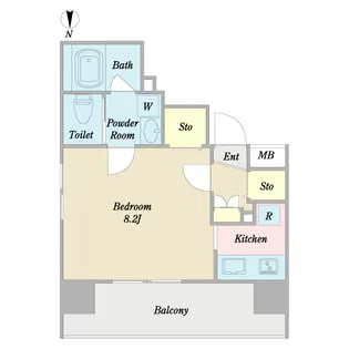 グリーンヒル松戸【6階】の間取り