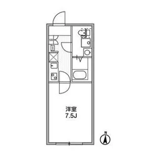 アルティザ西大井ソノリテ【2階】の間取り
