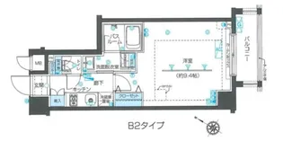 ZOOM目黒不動前 ズーム目黒不動前【5階】の間取り
