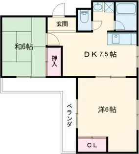 山下マンション【3階】の間取り