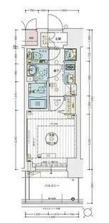 兵庫県神戸市兵庫区大開通3【マンション】の間取り