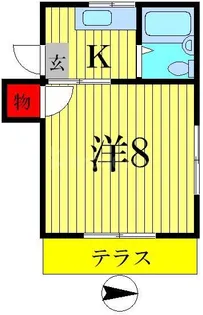 ビラサンホワイトJr【1階】の間取り