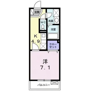 エテルノ河原町【1階】の間取り