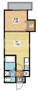 クラリス魚の町【7階】の間取り