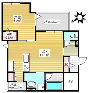 (仮称)高松1丁目メゾン【3階】の間取り