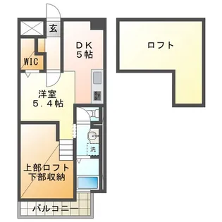 サンビーチ海輝【1階】の間取り
