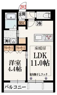 マーリエ【2階】の間取り