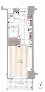 グランデュオ三宿【3階】の間取り