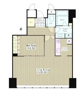 セントラルパークタワー ラ・トゥール新宿【30階】の間取り