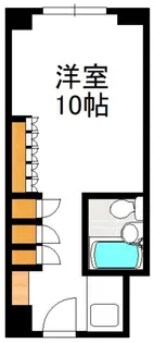 ステュディオ新大阪【10階】の間取り