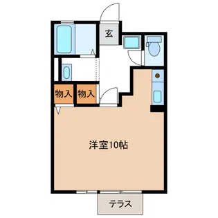 岐阜県岐阜市本荘中ノ町10【アパート】の間取り