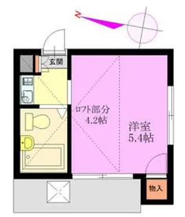 レオパレス川口第17【1階】の間取り