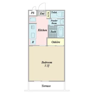 パティオIV【1階】の間取り