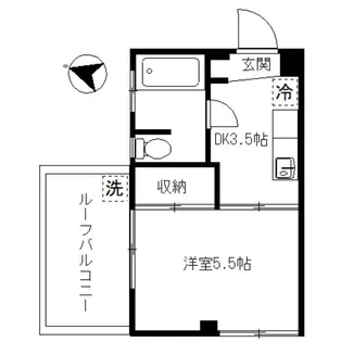 下落合ハイム【3階】の間取り