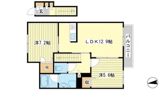 casa confort【2階】の間取り