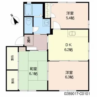 シャーメゾン昴 C棟【1階】の間取り