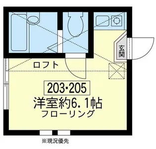 ユナイト星川ソレントの調べ【2階】の間取り