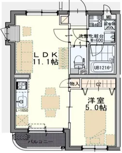 八乙女中央壱番館【4階】の間取り