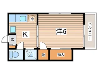 スカイハイム【2階】の間取り