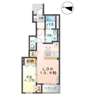 グランブール【1階】の間取り