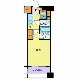 東京都文京区本駒込4【マンション】の間取り