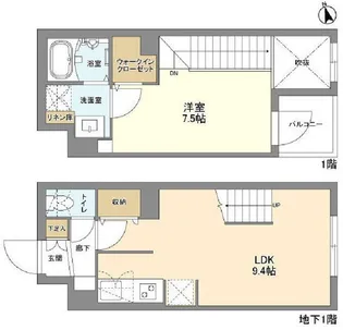 ウェルスクエア新宿戸山の間取り