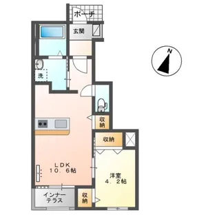 埼玉県羽生市東2【アパート】の間取り