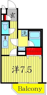 グローベル ザ・クレス押上【4階】の間取り