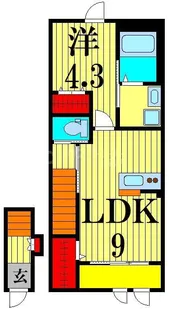 Grandeur東綾瀬 -グランドゥール東綾瀬-【2階】の間取り