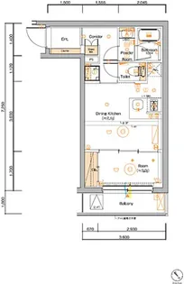 東京都江東区永代2【マンション】の間取り