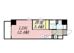ルネッサンス21久留米六つ門【1階】の間取り