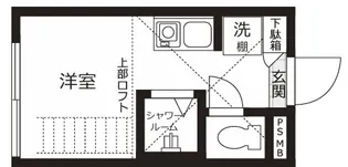 Pont du Gard【3階】の間取り