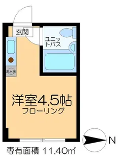 レジデンスカープ新小岩【3階】の間取り