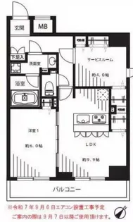 メインステージ入谷II【10階】の間取り