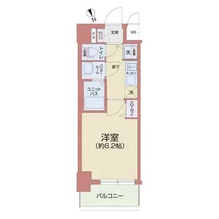 兵庫県神戸市兵庫区西出町2【マンション】の間取り