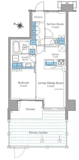 ブランシエスタ王子【1階】の間取り
