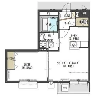 ノッティングヒル【2階】の間取り