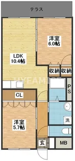 アイディール【1階】の間取り