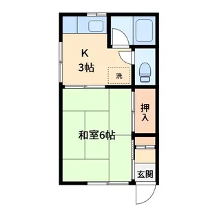 南ハイツ【1階】の間取り