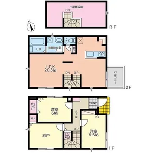東京都町田市常盤町【一戸建】の間取り