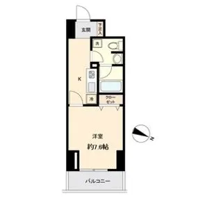 KDX定禅寺通レジデンス【4階】の間取り