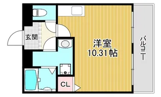 大阪府大阪市旭区中宮2【マンション】の間取り