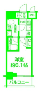 MAXIV BANDOBASHI TWIN EAST【5階】の間取り