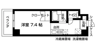 バウスクロス蒲田【3階】の間取り