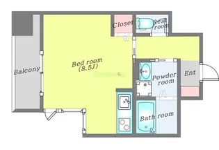 カーサ・スタジオーネ原町【8階】の間取り