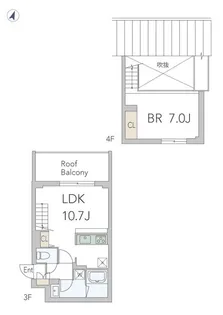 GranDuo駒沢10【3階】の間取り