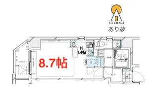 グランリーヴェル横濱南AIRY【3階】の間取り
