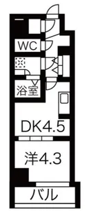 ルネサンスコート築地【3階】の間取り