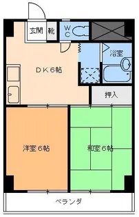 ライブタウン高砂【6階】の間取り