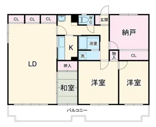 ストリーム【4階】の間取り
